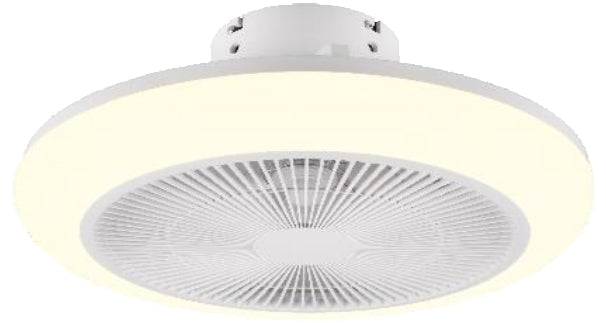 Plafoniera con ventilatore mjolby 46 cm 30w stellato