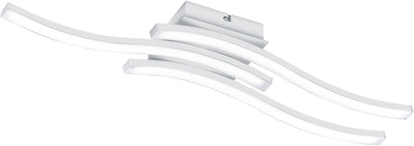 Plafoniera led route bianco 2 luci x 5w 4000k
