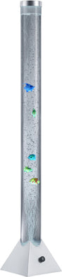 Piantana led motion pesci colorati rgb 1w h 130 cm