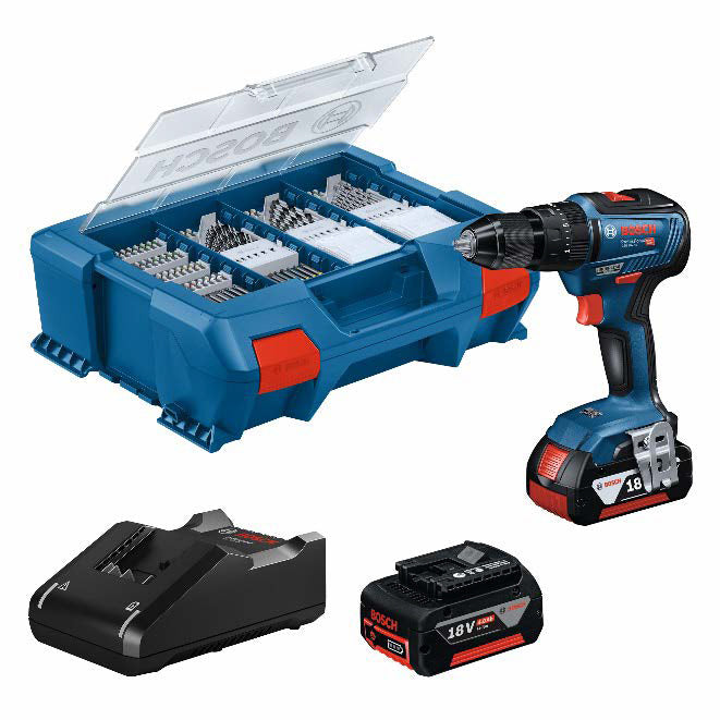 Bosch-b 18v trapano avvitat. gsb 18v-55 batt. 4,0ah