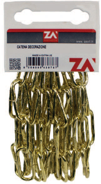 Catena maglia lunga ritorta 4,0 mm 2,5 m bronz