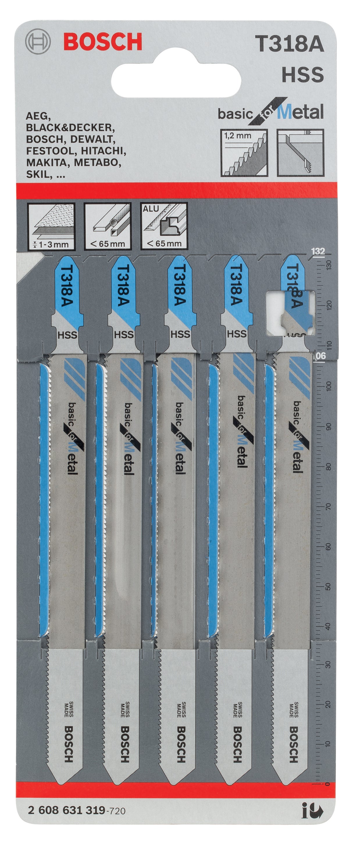 Bosch-a 5 lame t 318 a per seghetto alternativo