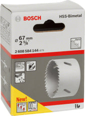 Bosch-a sega a tazza bimetallica hss d  67