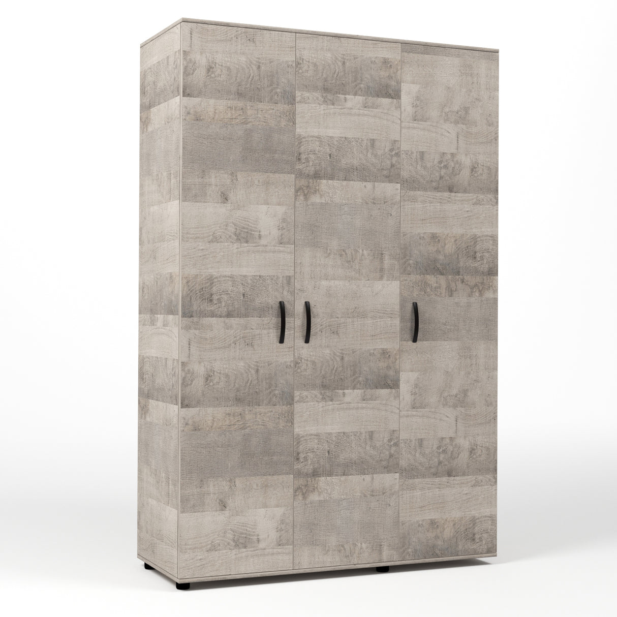 Kit armadio 3 ante 120x52x205 cm rovere plat.k355