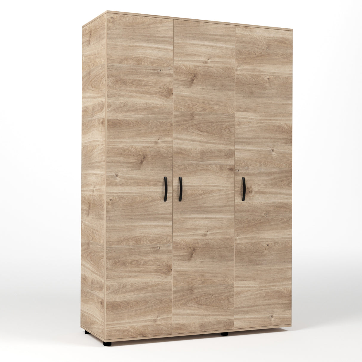 Kit armadio 3 ante 120x52x205 cm rovere m. k358