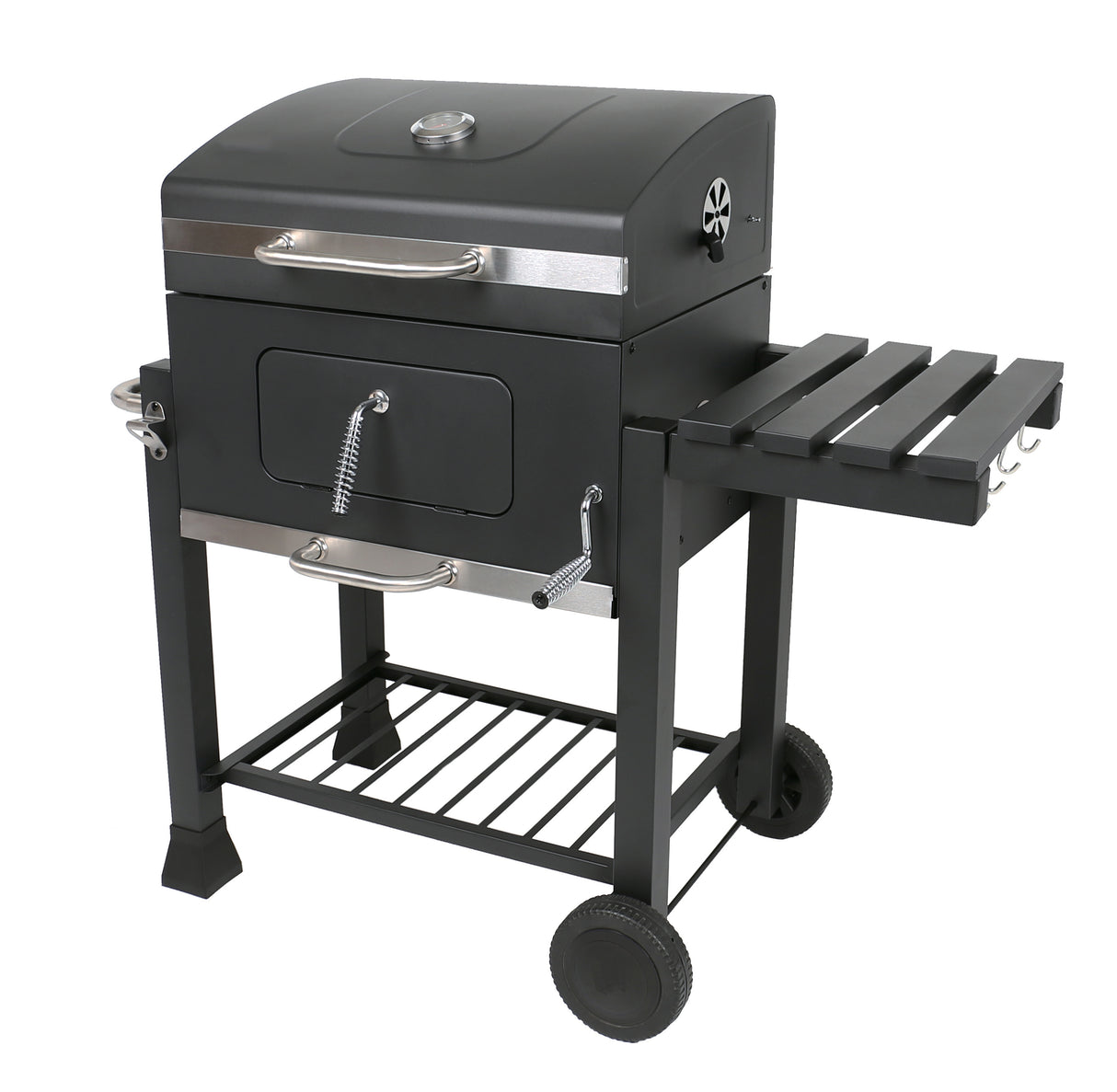 Barbecue a carbone con ruote 115x67xh108 cm