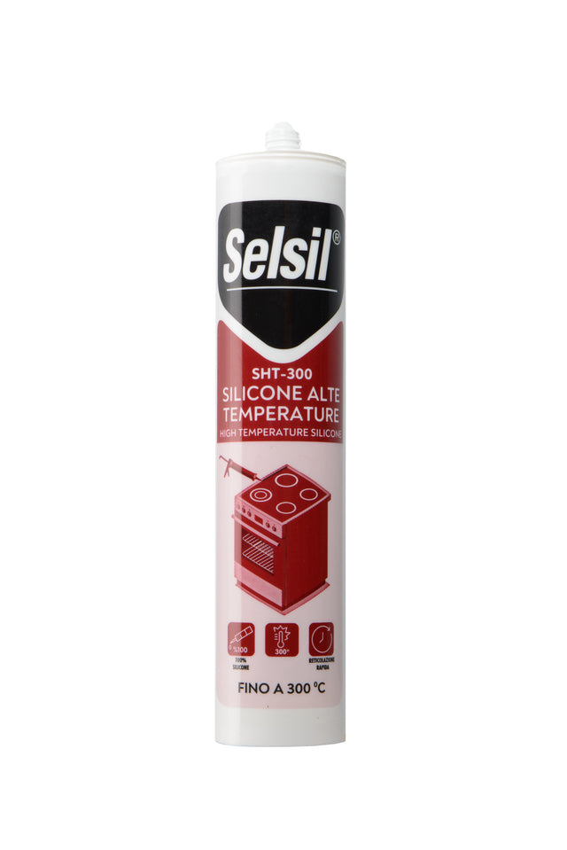 Selsil silicone alte temperature sht-300 nero 310 ml