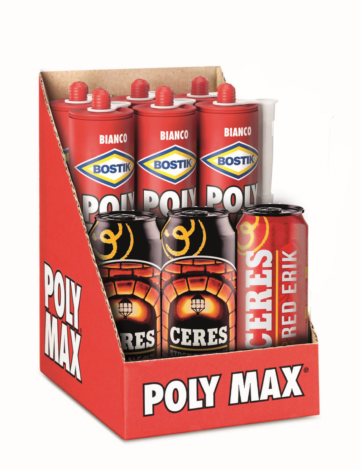 Bostik expo polymax original 6 cartucce+3 birre