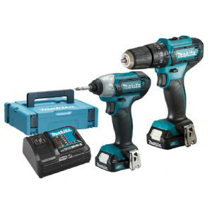 Makita trapano avvitatore combo kit cxt-clx228aj