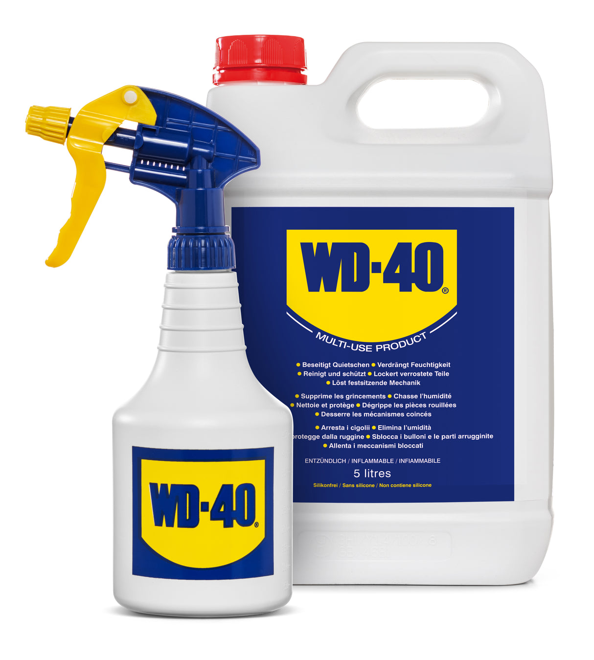 Wd-40 lubr.multifunzione tanica 5 lt. con dosatore