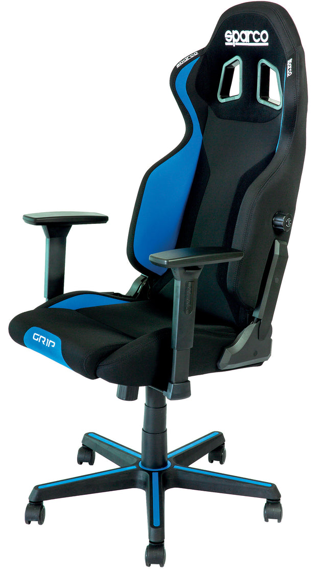 Sparco poltrona grip nero azzurro 2019