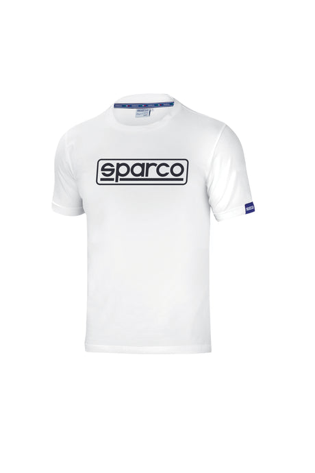 Sparco t-shirt frame bianco tg s