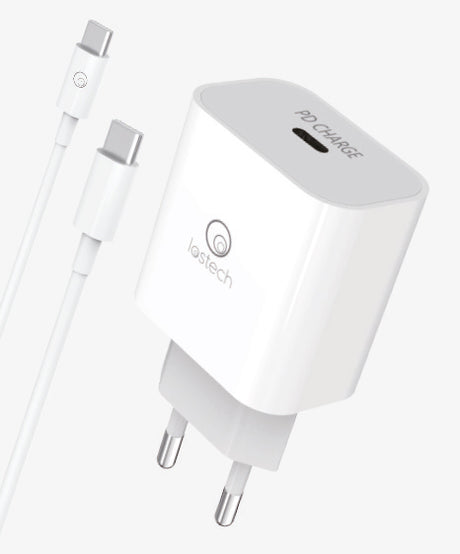 Caricatore rapido 20w con cavo usb-c / usb-c