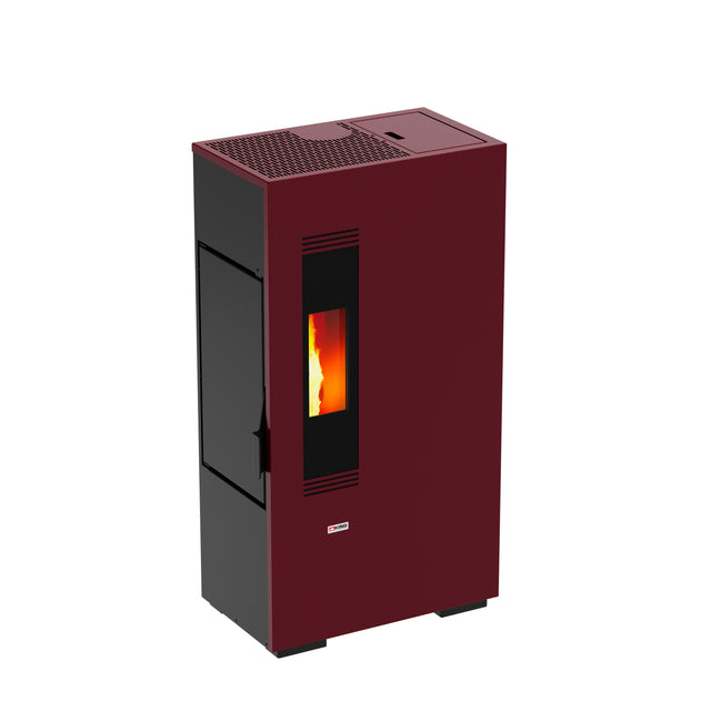 Stufa pellet 4,9kw king mini 5 bordeaux