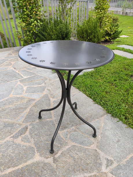 Tavolo sorrento d 60 cm nero opaco 007754