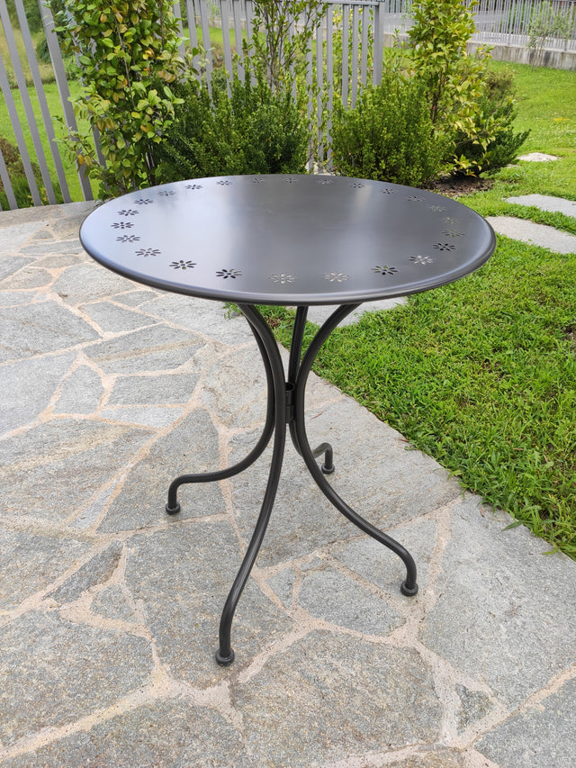 Tavolo sorrento d 60 cm nero opaco 007754