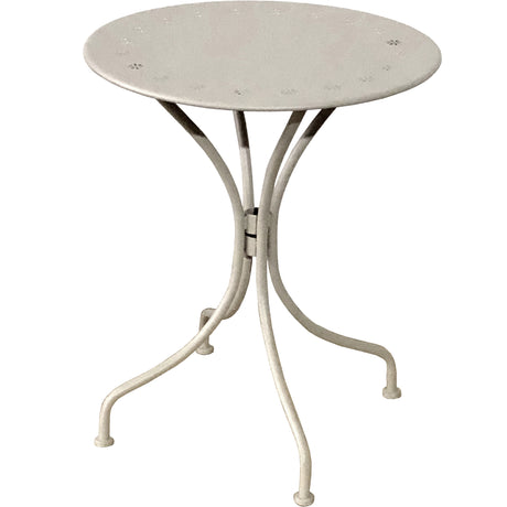 Tavolo sorrento d 60 cm crema opaco 019695