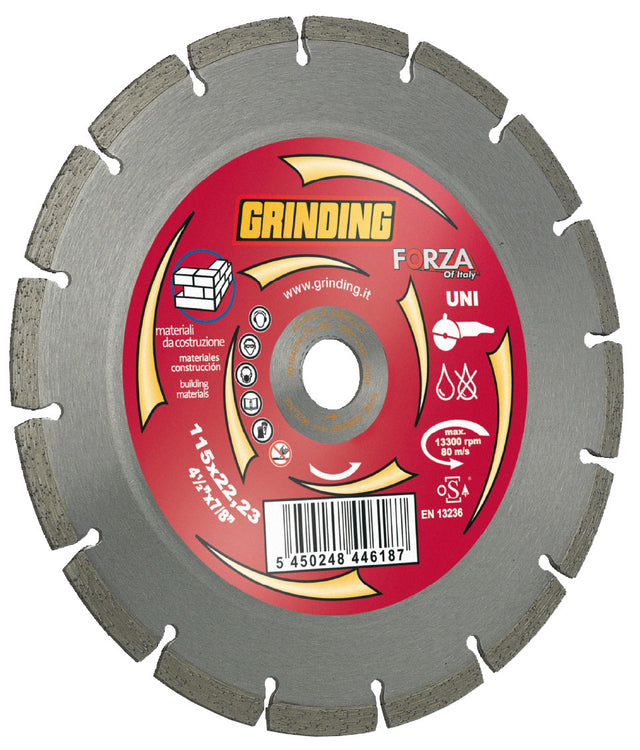 Grinding forza disco diamantato a sett d 230 mm