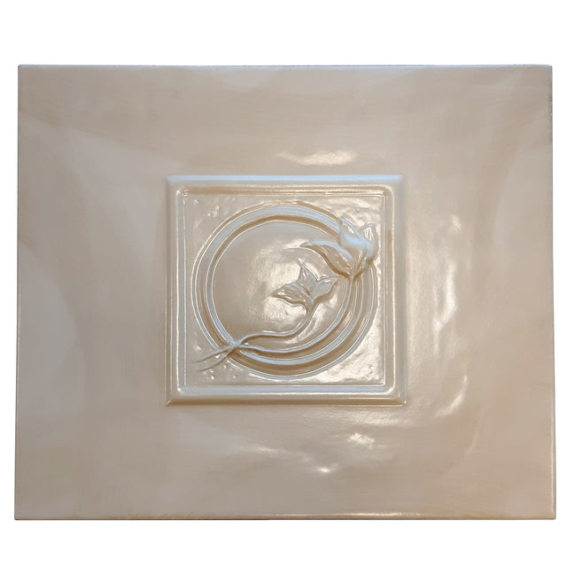 Zz- piastrella  laterale x cucina rosa 4.0 liberty 1/2 pergamena dx