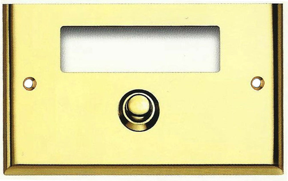 Campanello ottone gold nettuno c/finestra  l v