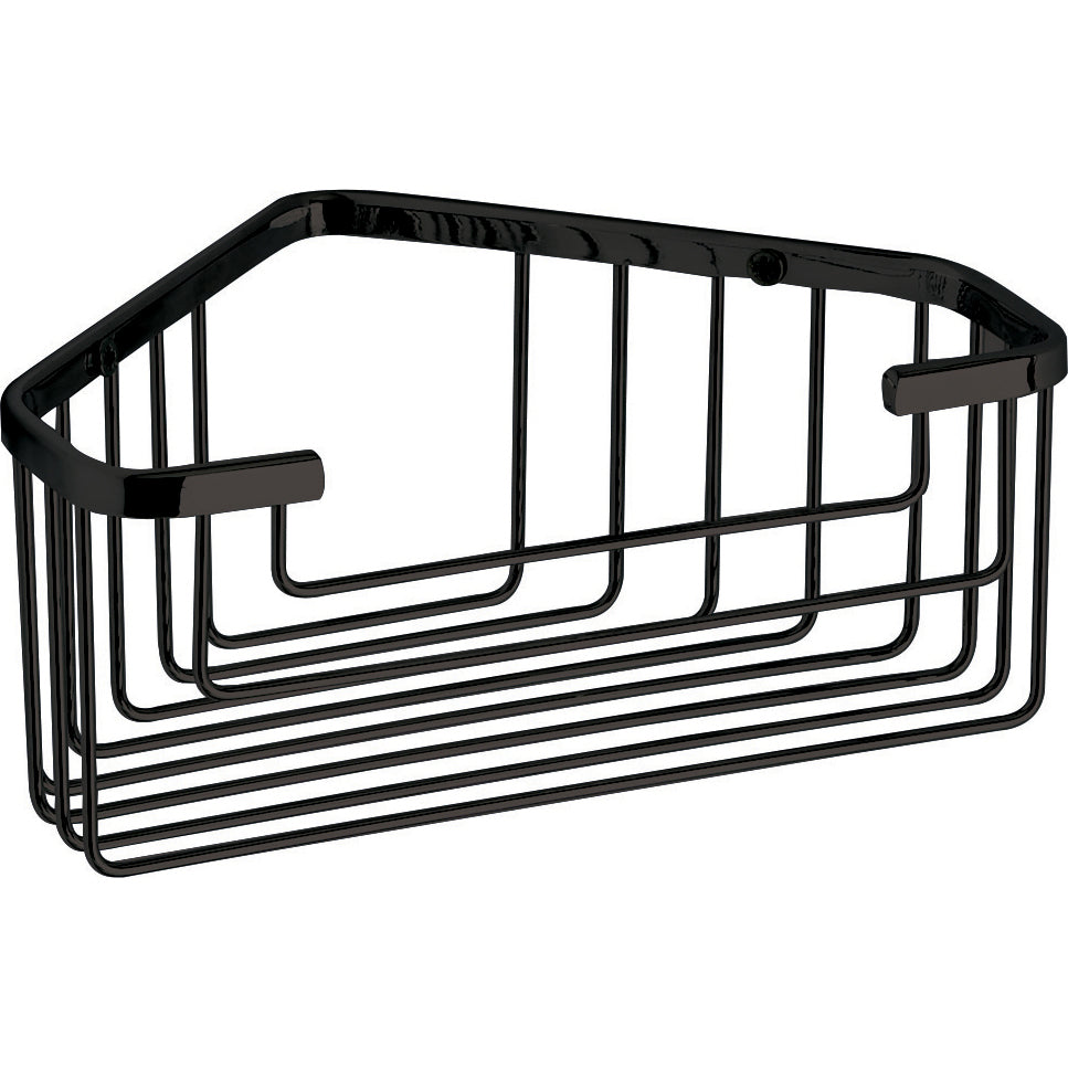 Gedy 2483 portasapone angolare filo nero