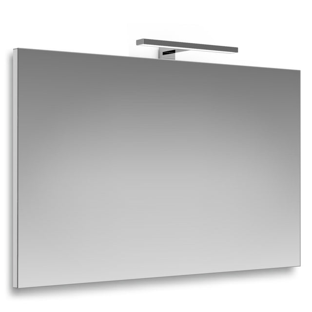 Specchio con telaio lampada led 30 cm 100x70 cm