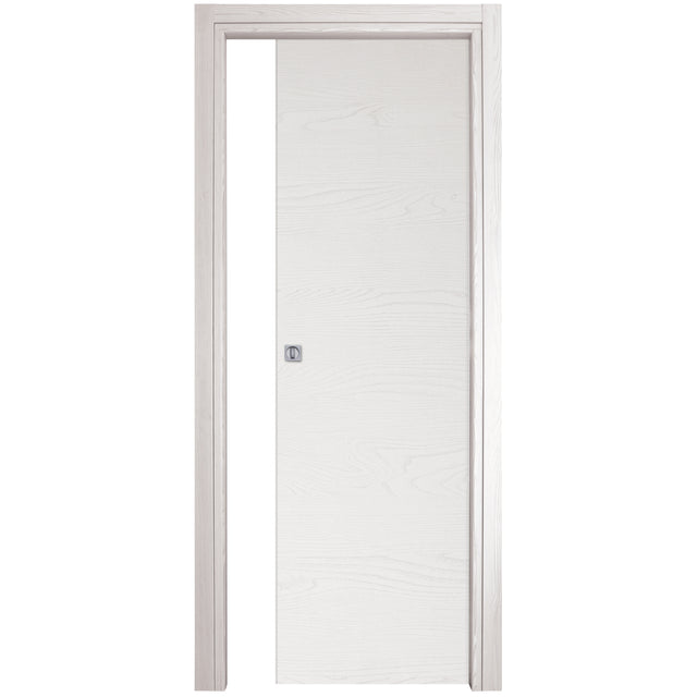 Porta microtec 210x70 scorrev. frassino bianco