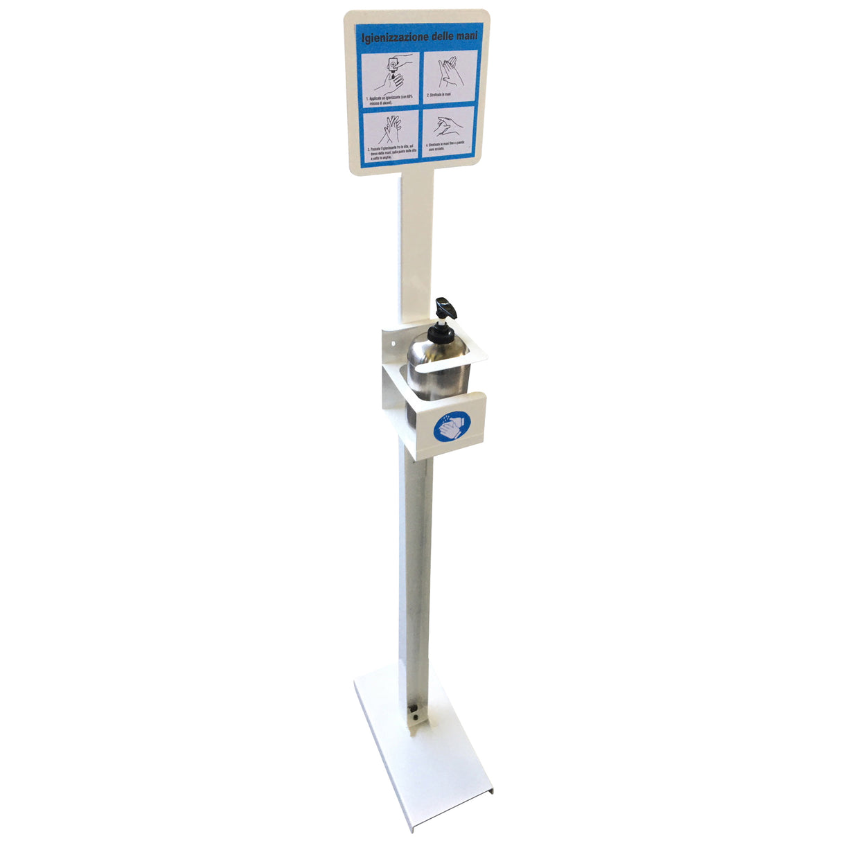 Porta dispenser gel piantana  d 80 mm h 1250