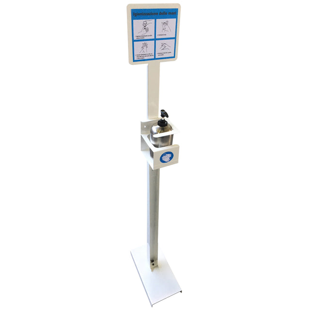 Porta dispenser gel piantana  d 80 mm h 1250
