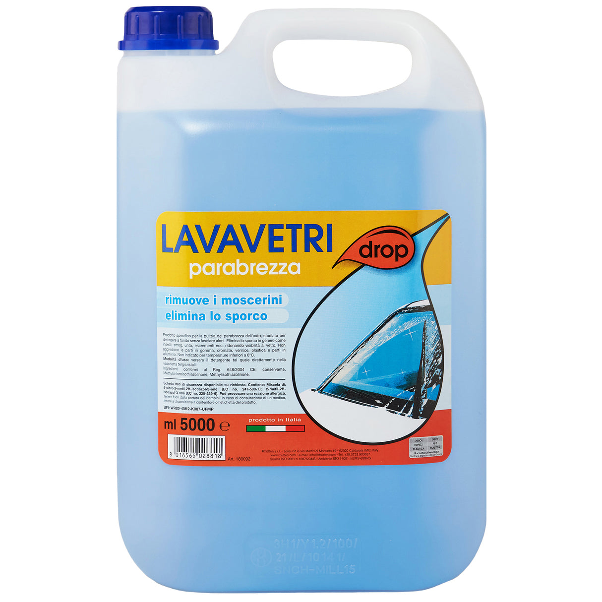 Rhutten lavavetri tergicristalli drop lt.5