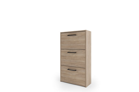 Kit scarpiera 3 ribalte d/prof. 60x25x102 rovere