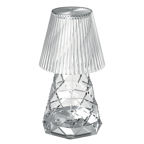 Lampada lola lux rgbw d 11xh20 cm ricaricabile