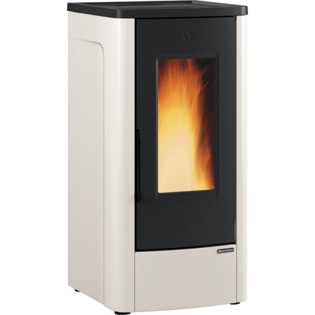 Stufa pellet 10 kw dahiana vfs avorio