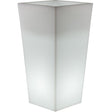 Vaso solare melisa led 30x30xh60 cm rgb c/telecom