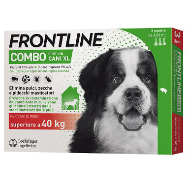 Frontline combo 40-60 kg cani xl 3 pipette