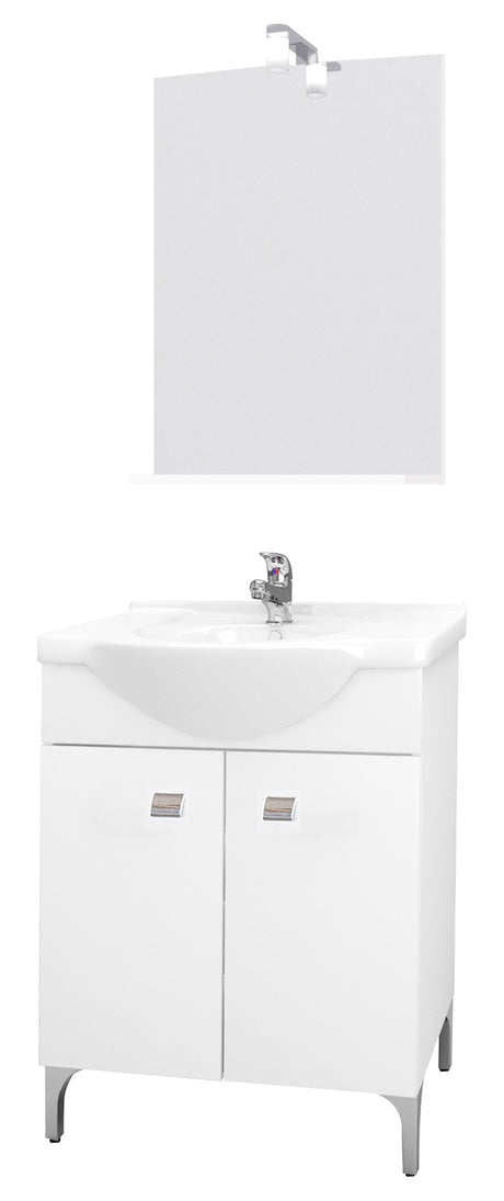 Mobile bagno desy 58 completo bianco