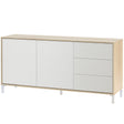 Kit credenza brooklyn 2 ante + 3 cassetti canadian/b.artik