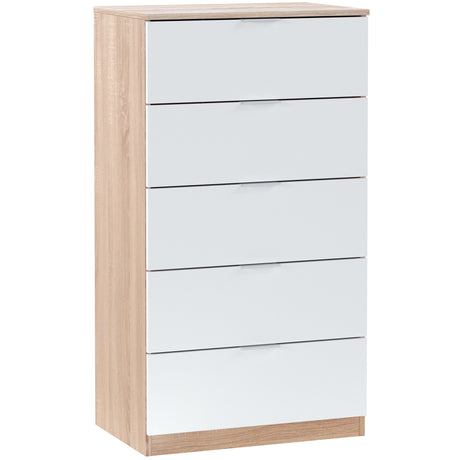 Kit cassettone 5 cassetti canadian/bianco artik