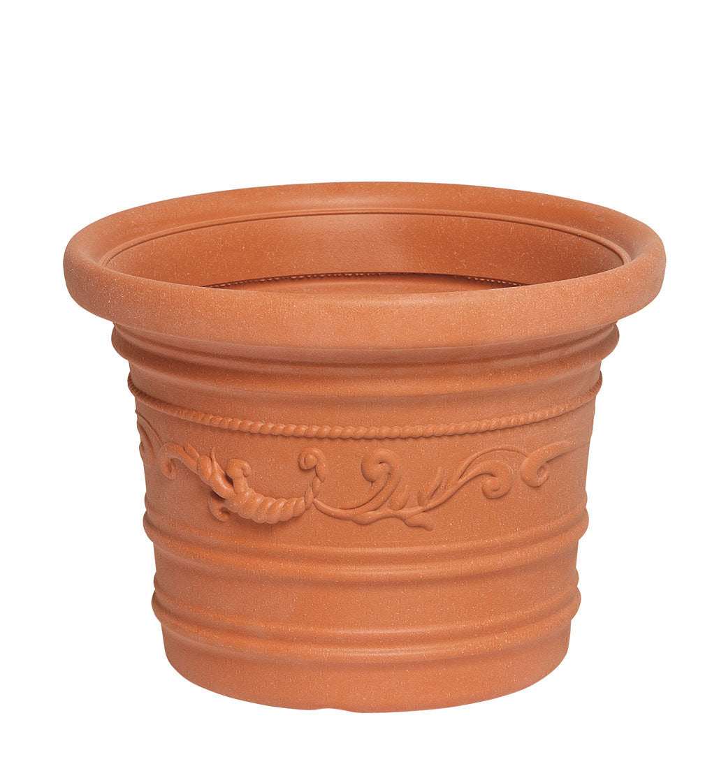 Vaso in plastica festonato d 35xh26 cm prestige