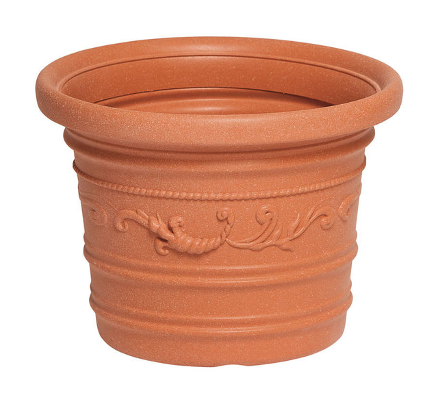 Vaso in plastica festonato d 40xh30 cm prestige