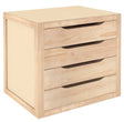 Cassettiera 4 cassetti 39x30xh37,5 cm