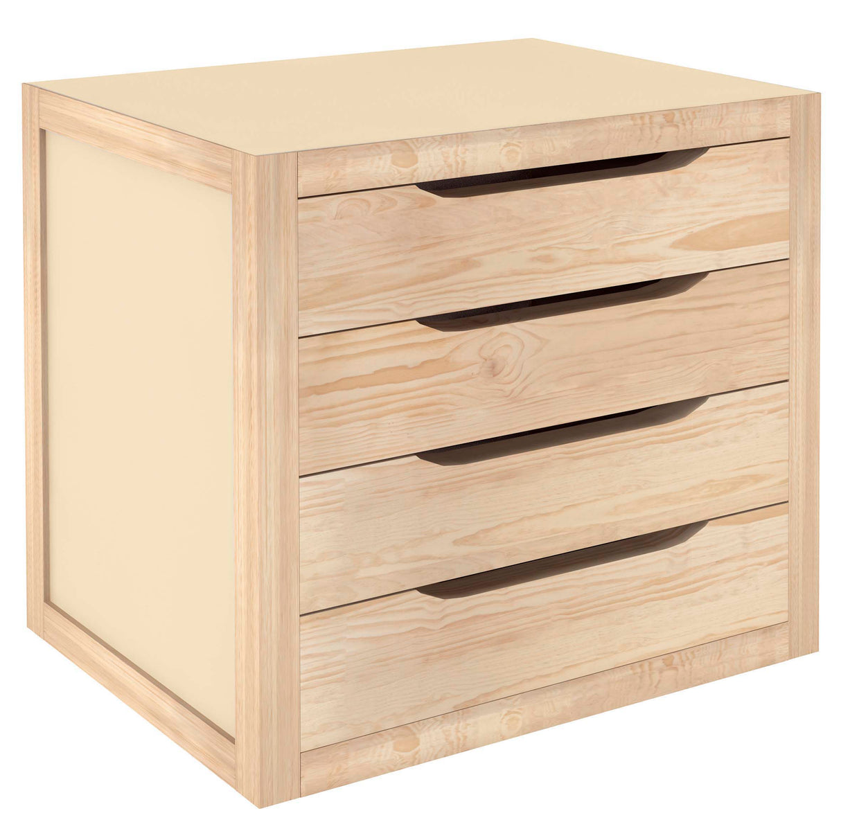 Cassettiera 4 cassetti 39x30xh37,5 cm