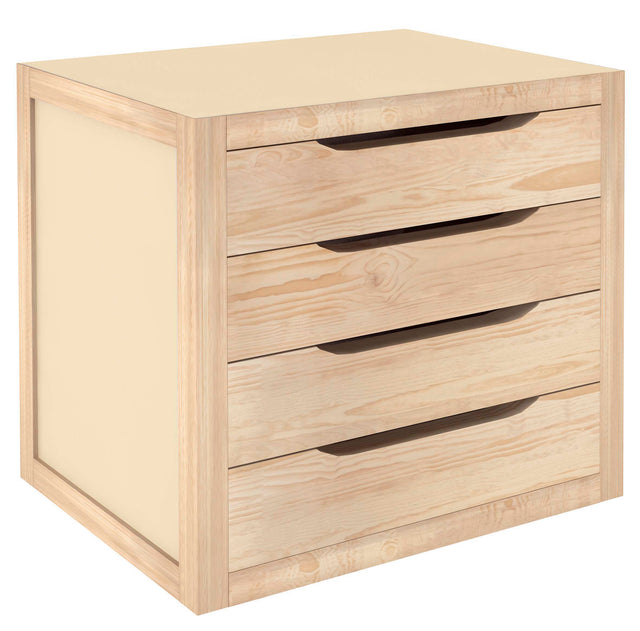 Cassettiera 4 cassetti 39x30xh37,5 cm