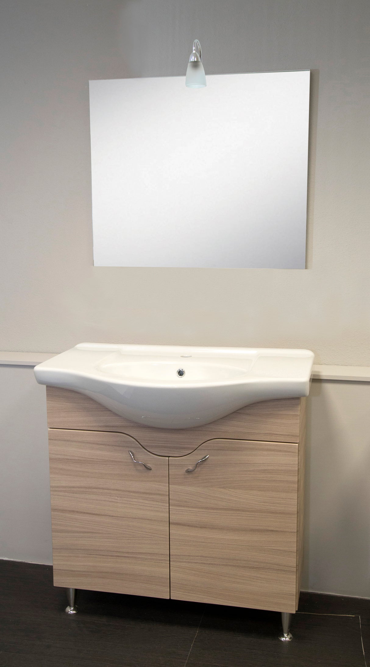 Mobile bagno francesca 2 ante 85 olmo