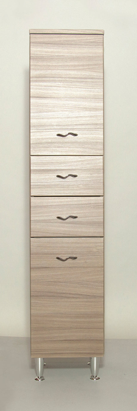 Colonna bagno francesca 2 ante +2 cassetti olmo