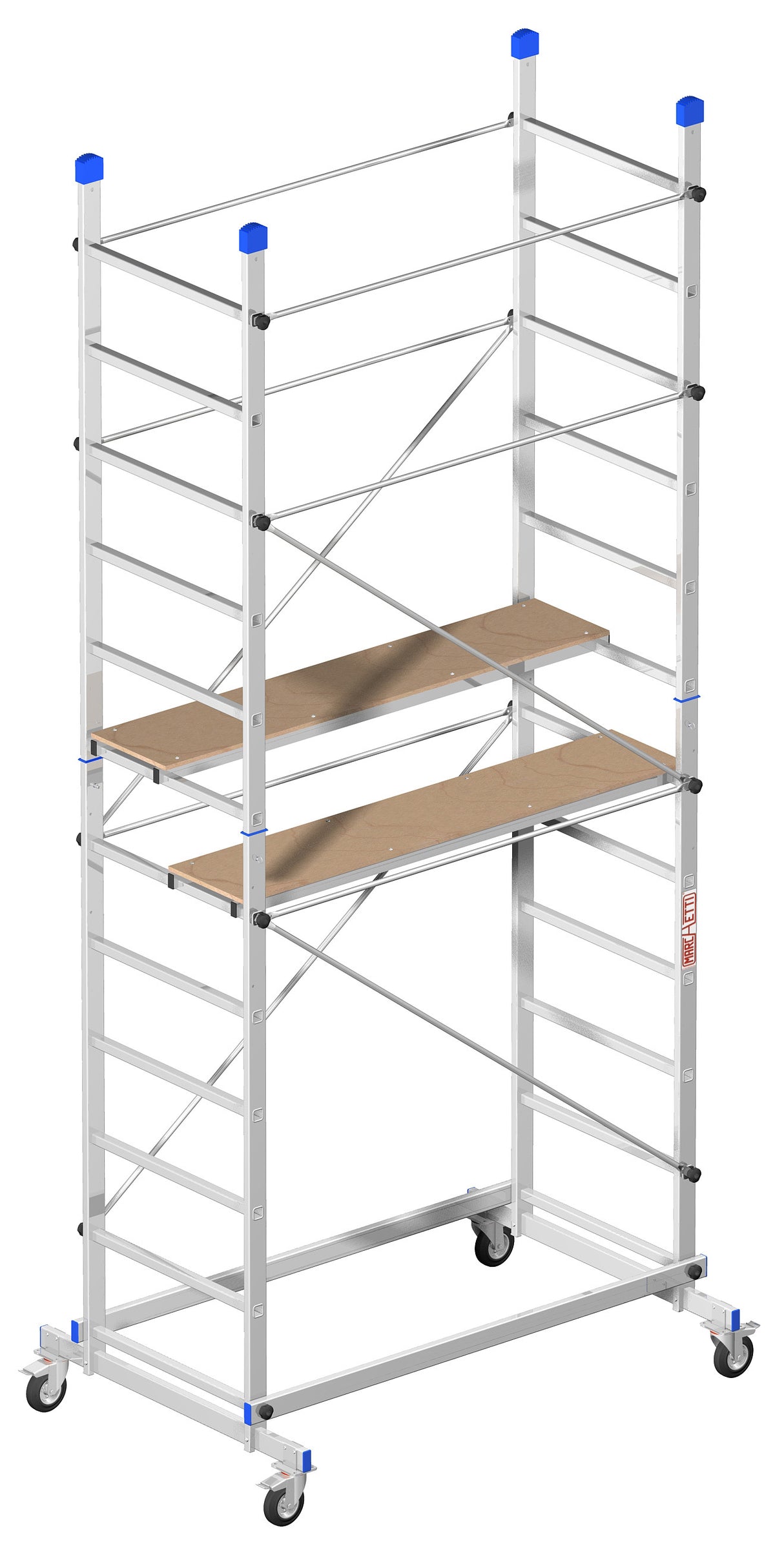 Ponteggio alluminio zeus 157x100xh360 cm
