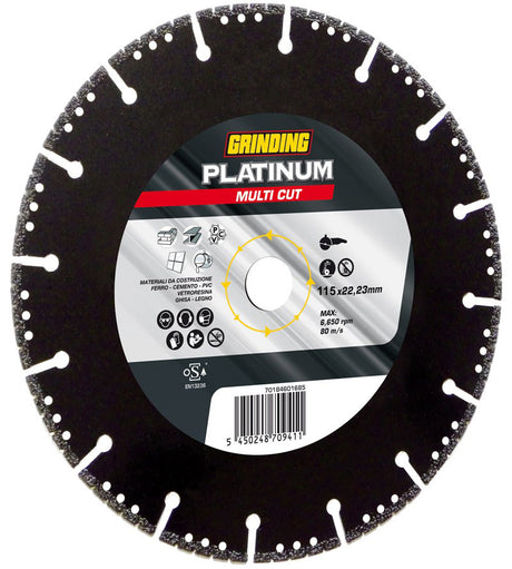 Grinding disco diaman platinum multi cut 115 mm