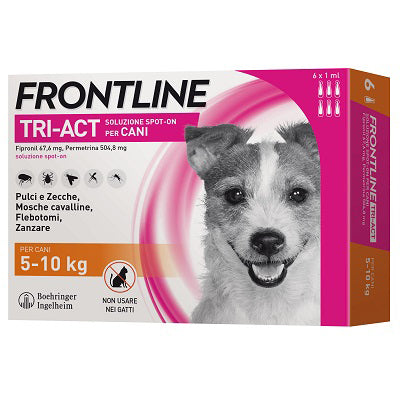 Frontline tri-act  5-10 kg 6 pipette off. speciale