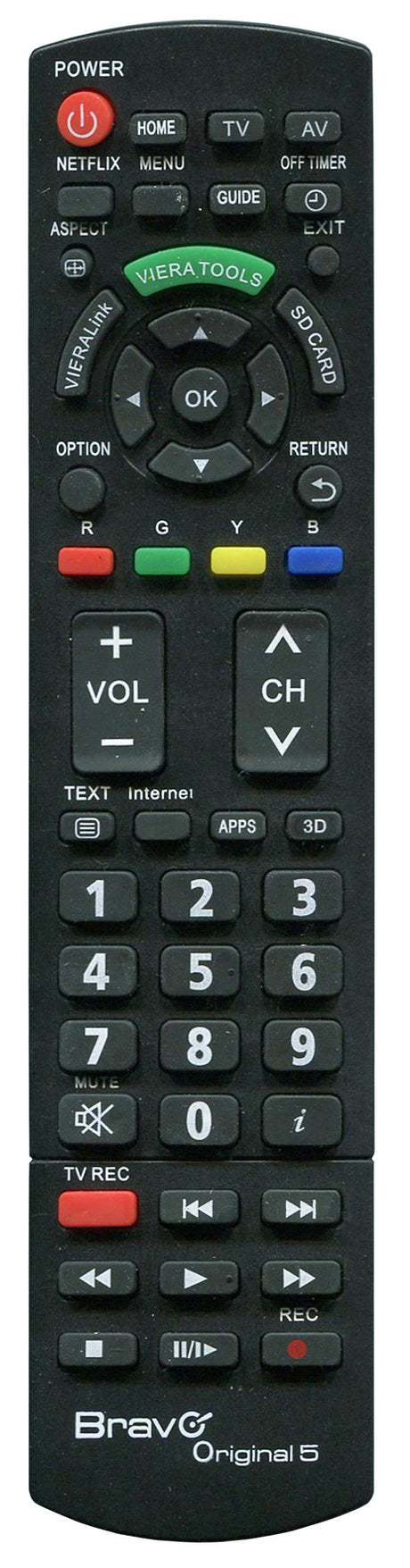 Telecomando tv bravo original 5 panasonic