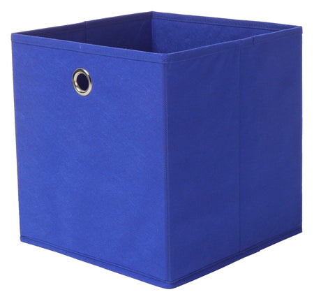 Portaoggetti cubo 27x27xh28 cm blu